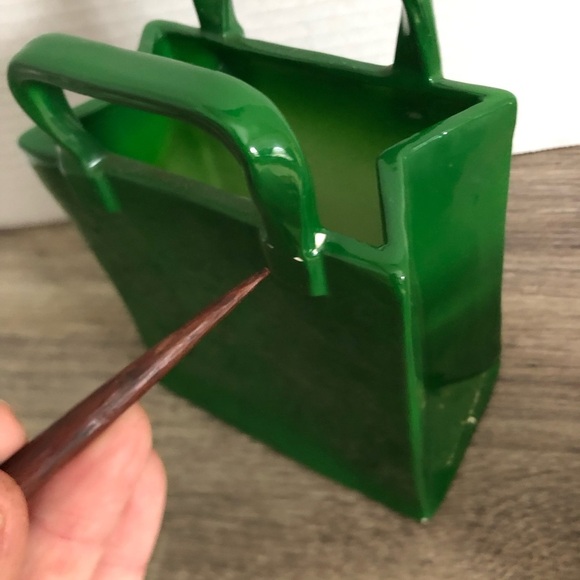 1980s Omnibus Ceramic Bag Vases - Picture 12 of 15